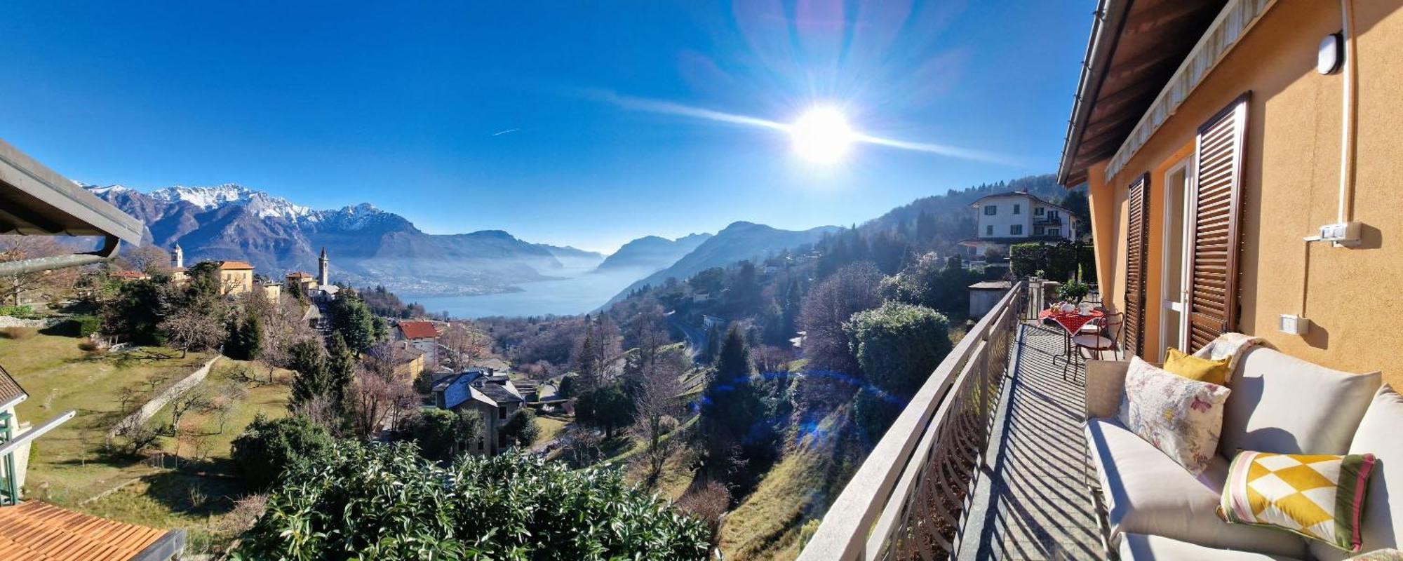 Panoramic Lakeview House Bellagio Civenna Екстериор снимка
